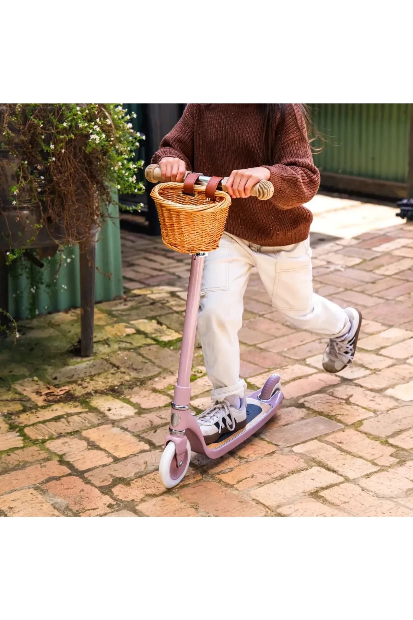 Banwood maxi scooter vintage - dusty pink van Banwood | Kids Conceptstore Le Fanfare