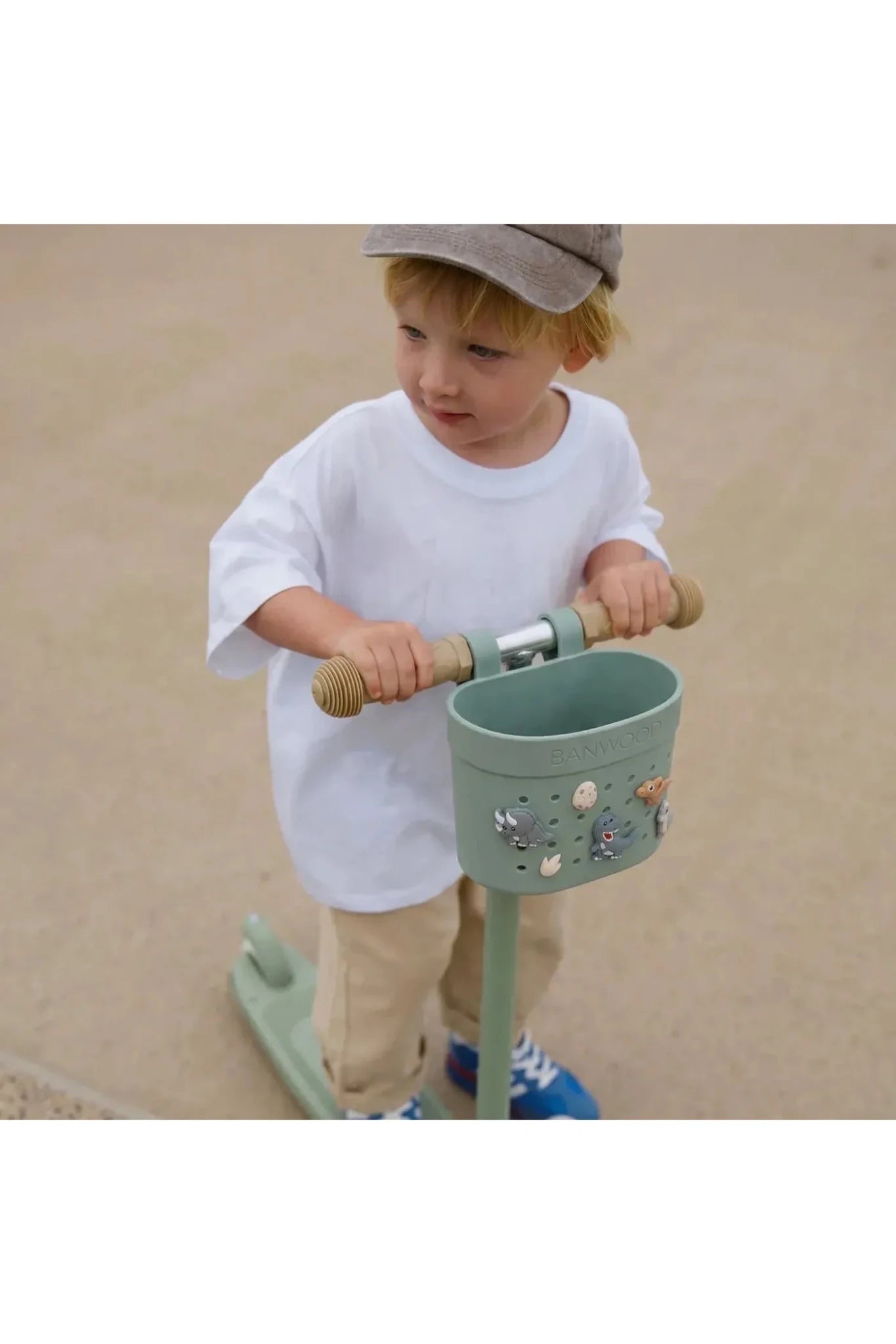 Banwood Pin&Ride basket - Clay van Banwood | Kids Conceptstore Le Fanfare