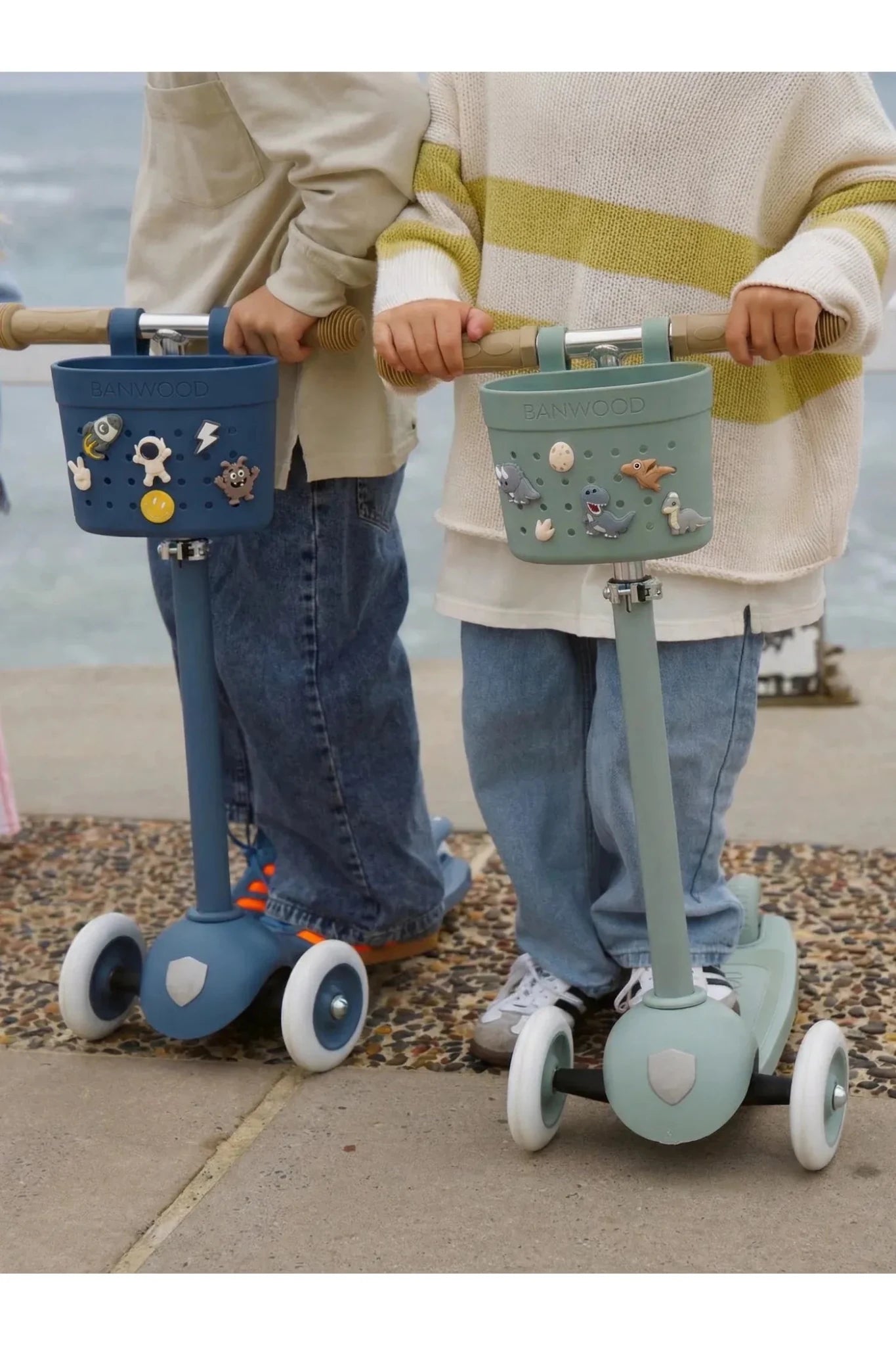 Banwood Pin&Ride basket - Clay van Banwood | Kids Conceptstore Le Fanfare