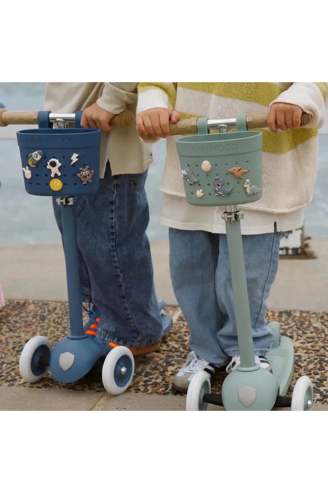 Banwood Pin&Ride basket - Clay van Banwood | Kids Conceptstore Le Fanfare