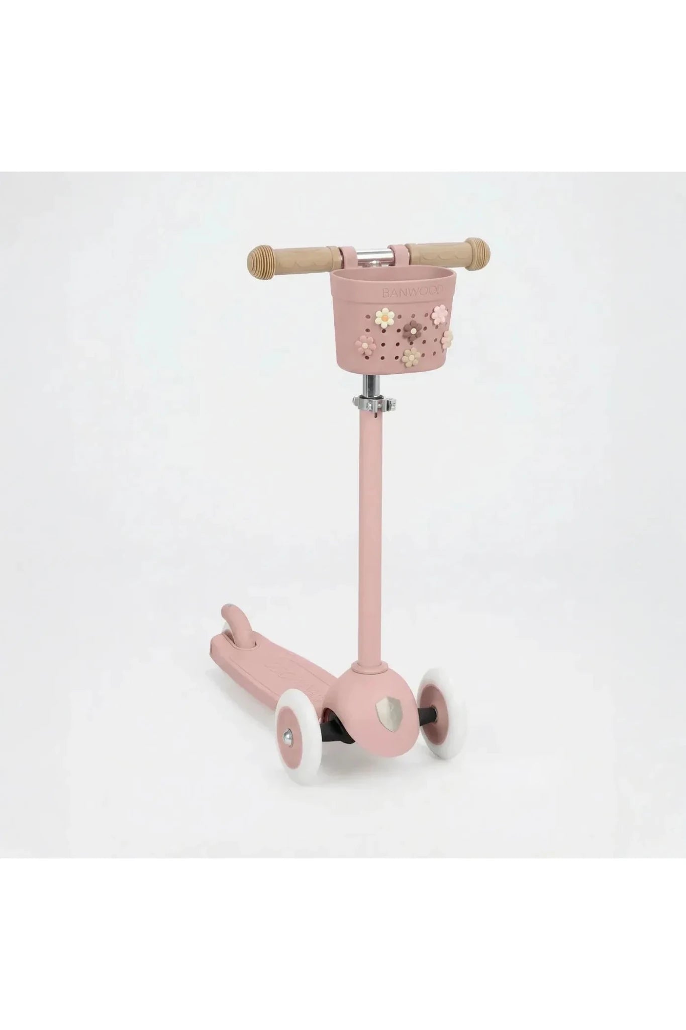 Banwood Pin&Ride basket - Dusty rose van Banwood | Kids Conceptstore Le Fanfare