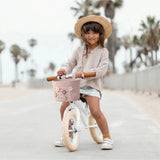 Banwood Pin&Ride basket - Faded pink van Banwood | Kids Conceptstore Le Fanfare