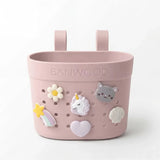 Banwood Pin&Ride basket - Faded pink van Banwood | Kids Conceptstore Le Fanfare