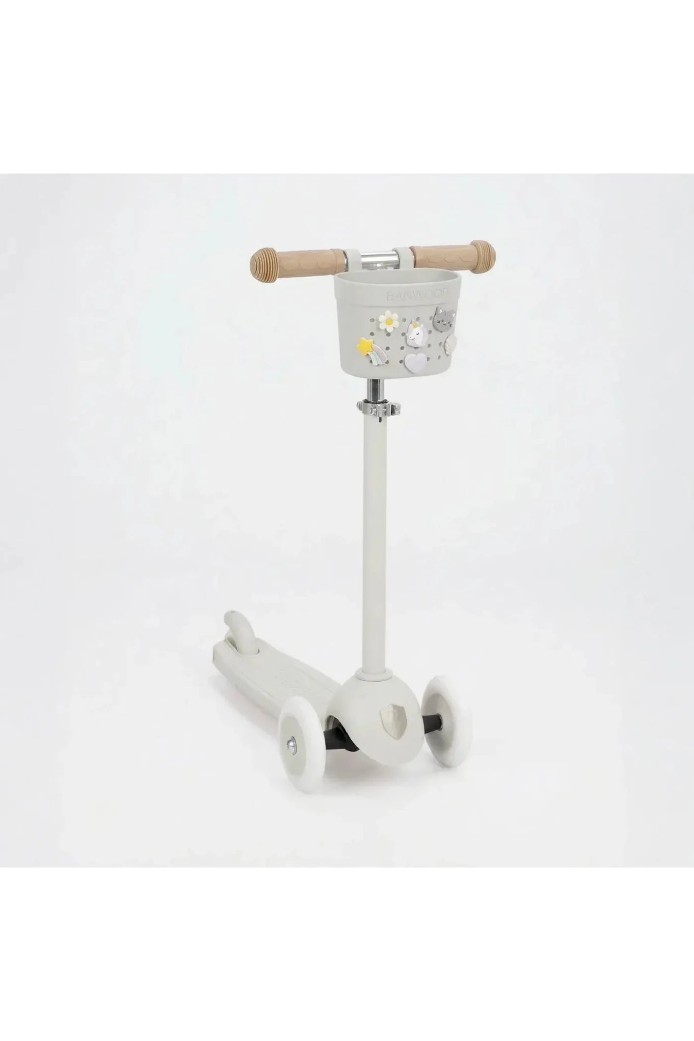 Banwood Pin&Ride basket - Ivory van Banwood | Kids Conceptstore Le Fanfare