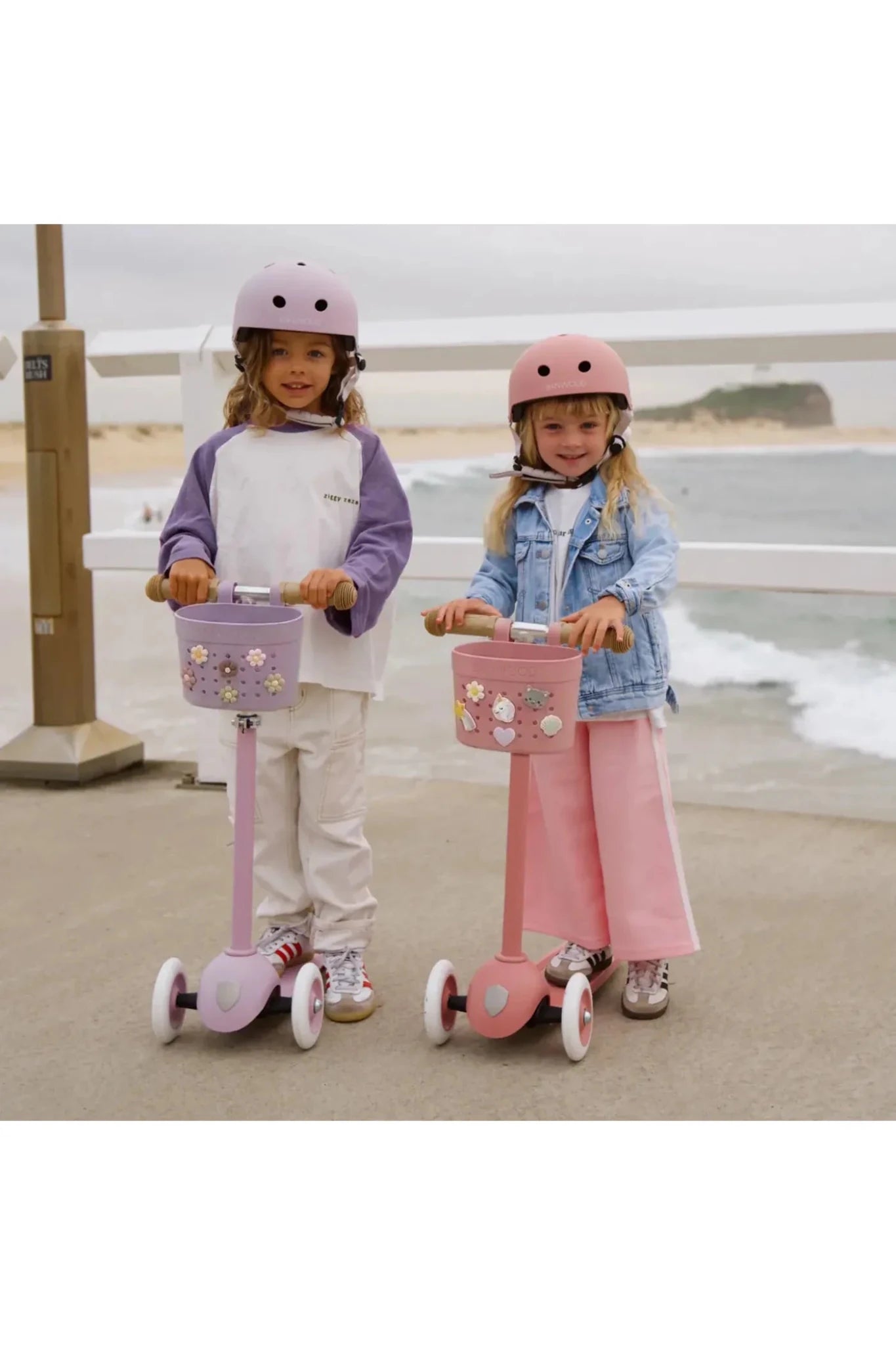 Banwood Pin&Ride basket - Lavender van Banwood | Kids Conceptstore Le Fanfare