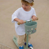Banwood Pin&Ride basket - Olive van Banwood | Kids Conceptstore Le Fanfare