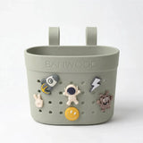 Banwood Pin&Ride basket - Olive van Banwood | Kids Conceptstore Le Fanfare