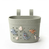 Banwood Pin&Ride basket - Olive van Banwood | Kids Conceptstore Le Fanfare