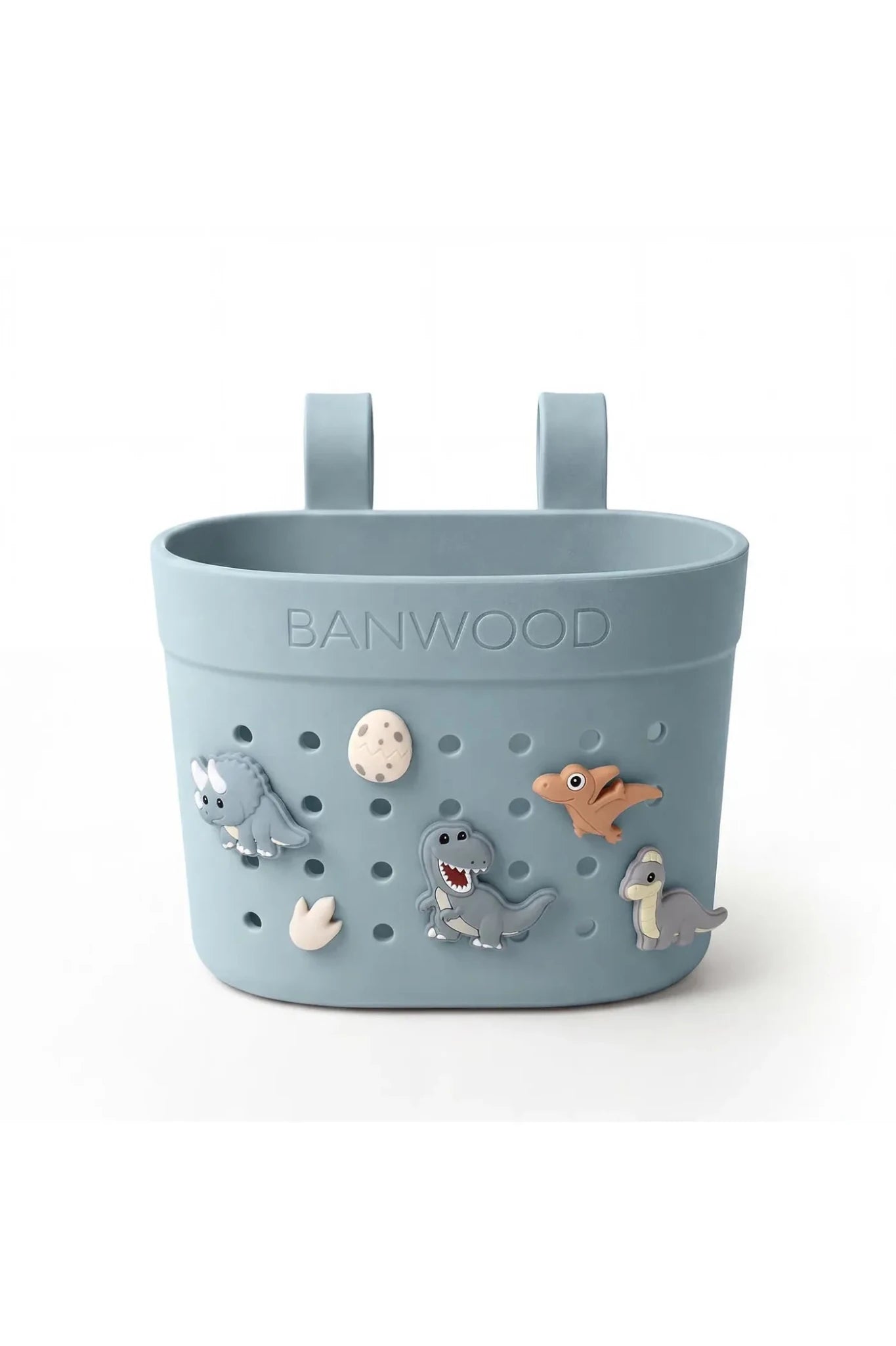 Banwood Pin&Ride basket - Teal van Banwood | Kids Conceptstore Le Fanfare
