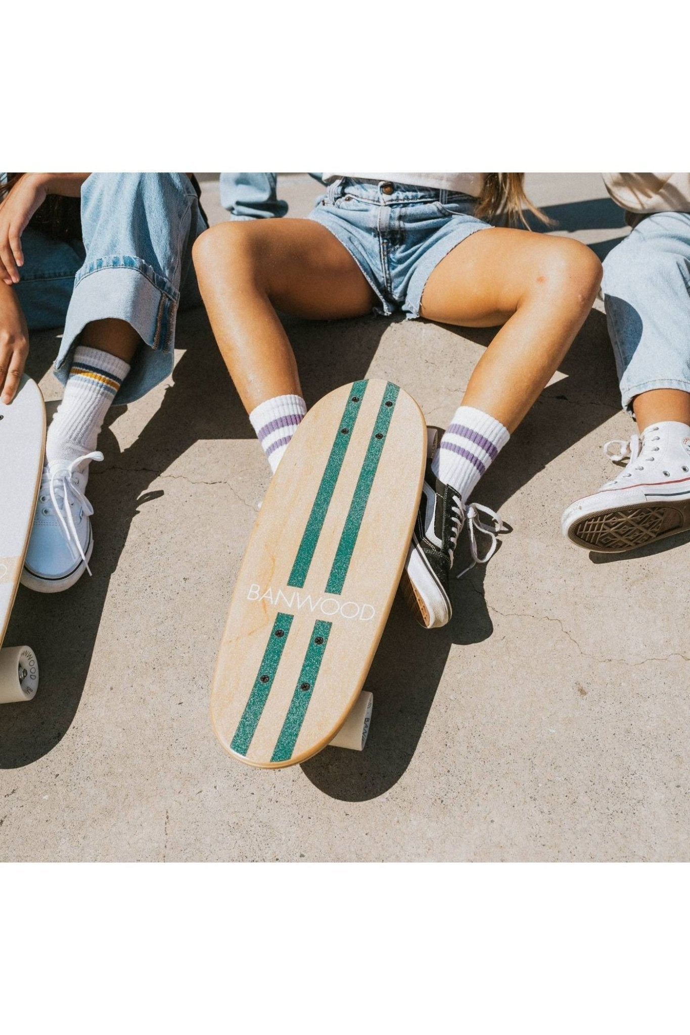 Banwood skateboard - green van Banwood | Kids Conceptstore Le Fanfare
