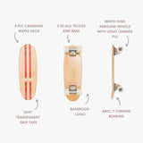 Banwood skateboard - red van Banwood | Kids Conceptstore Le Fanfare