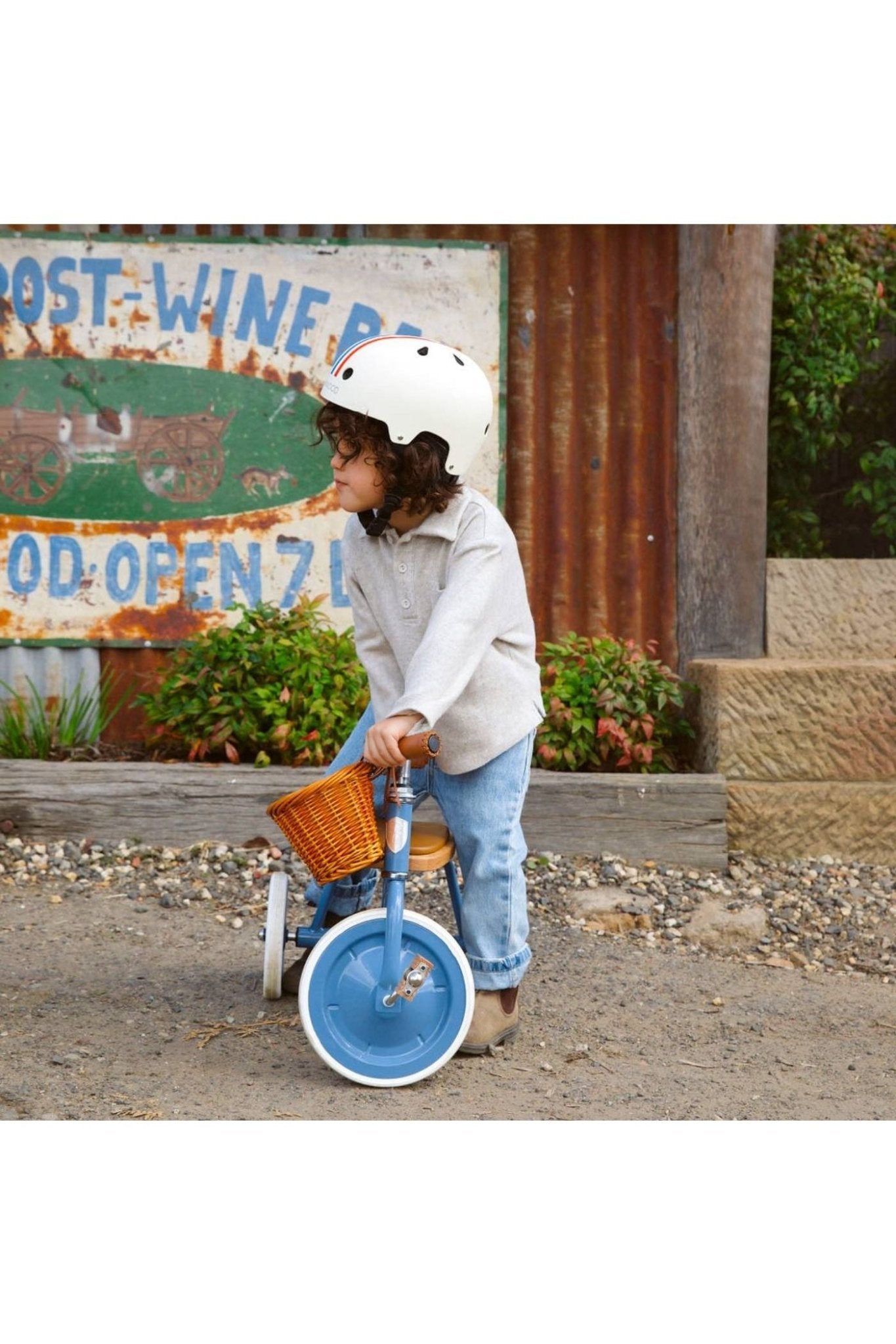 Banwood trike vintage - blue van Banwood | Kids Conceptstore Le Fanfare