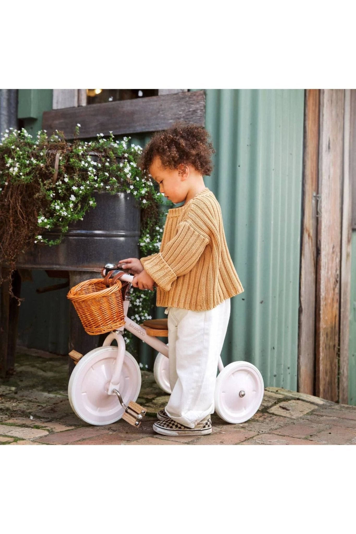 Banwood trike vintage - pink van Banwood | Kids Conceptstore Le Fanfare