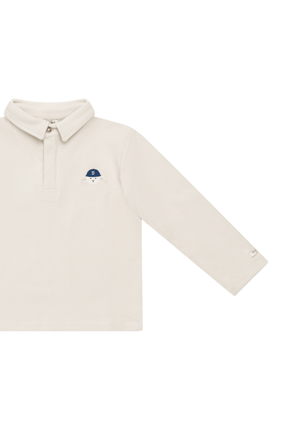 Bartus Shirt | Sporty Lammy - Arctic Ivory van Donsje Amsterdam | Kids Conceptstore Le Fanfare