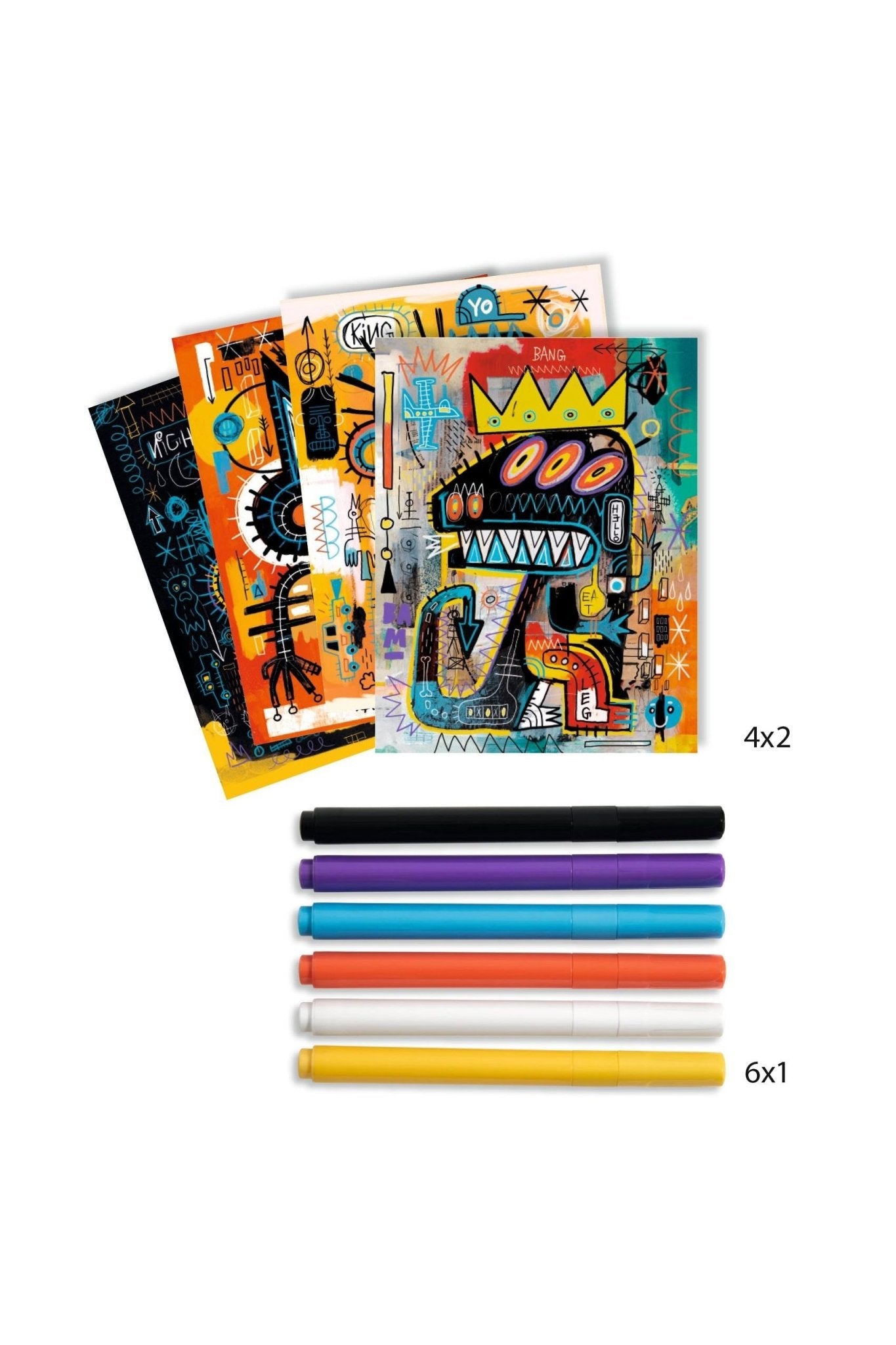 BASQUIAT - Brooklyn - Art set van Djeco | Kids Conceptstore Le Fanfare