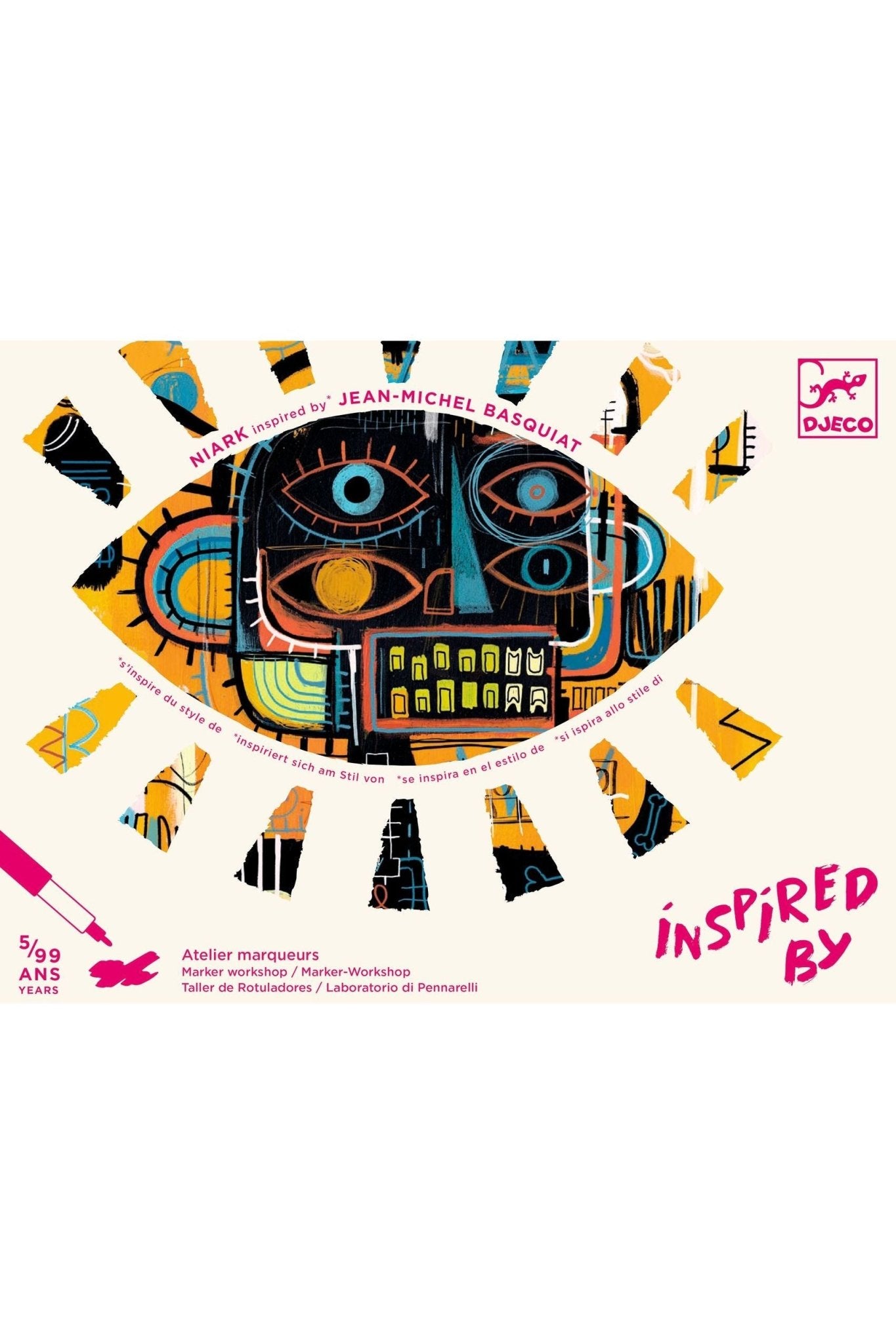 BASQUIAT - Brooklyn - Art set van Djeco | Kids Conceptstore Le Fanfare