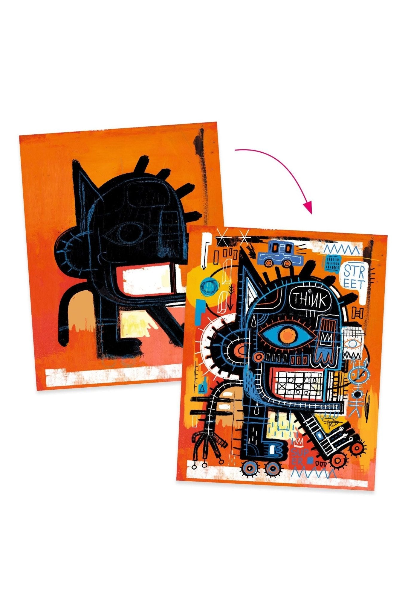 BASQUIAT - Brooklyn - Art set van Djeco | Kids Conceptstore Le Fanfare