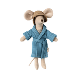 Bathrobe - Dusty Blue van Maileg | Kids Conceptstore Le Fanfare