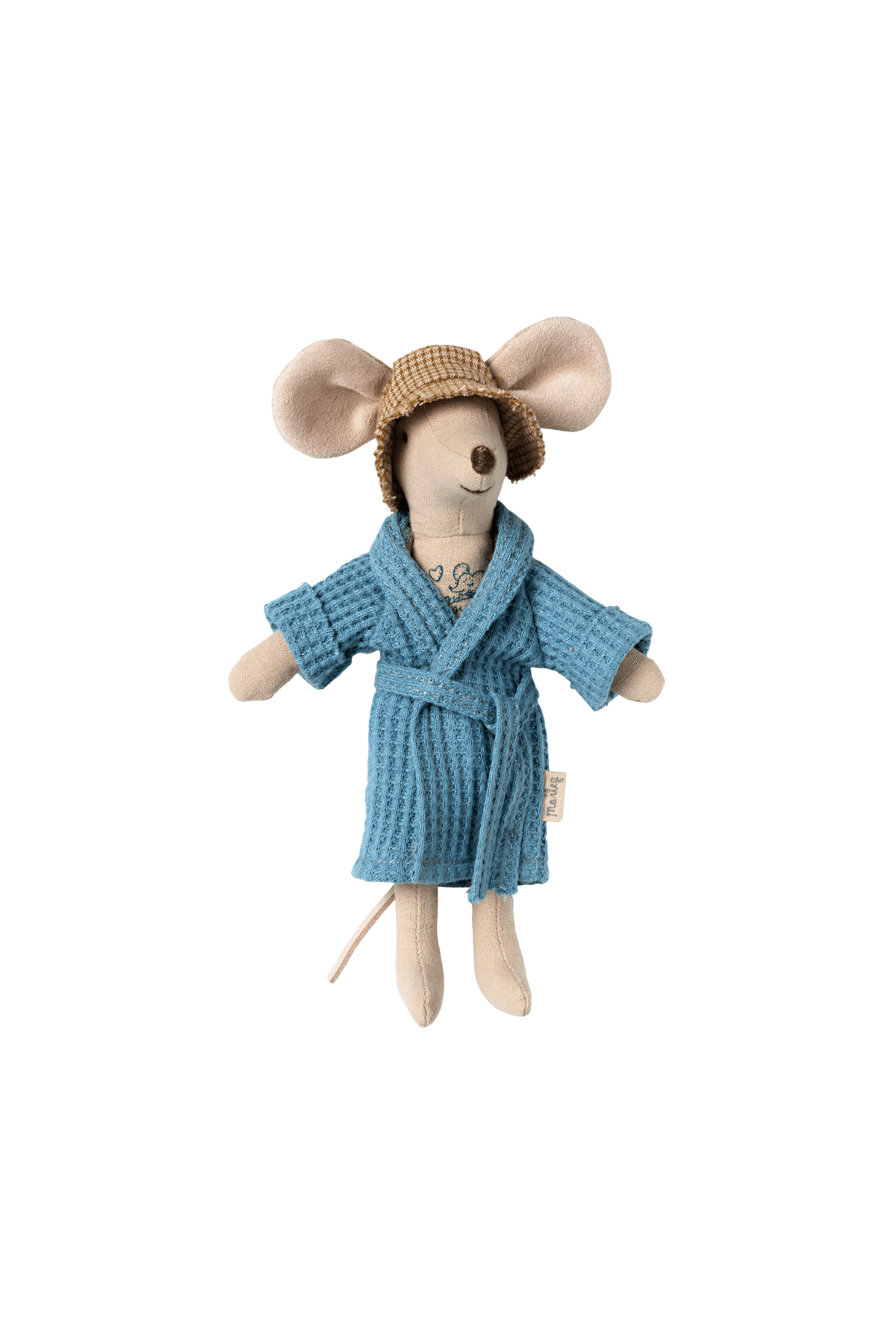 Bathrobe - Dusty Blue van Maileg | Kids Conceptstore Le Fanfare