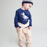 BB bird t-shirt - Marine van Búho | Kids Conceptstore Le Fanfare