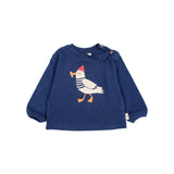 BB bird t-shirt - Marine van Búho | Kids Conceptstore Le Fanfare