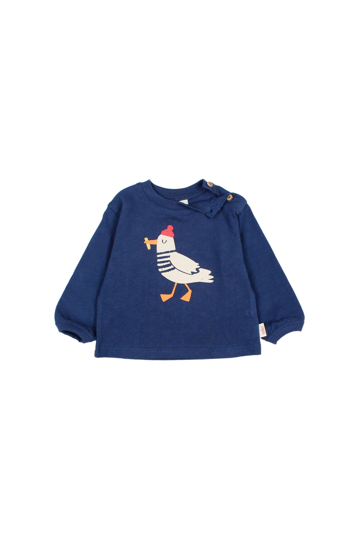 BB bird t-shirt - Marine van Búho | Kids Conceptstore Le Fanfare