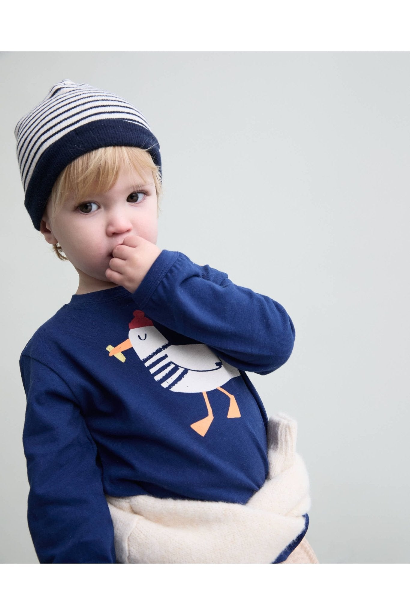 BB bird t-shirt - Marine van Búho | Kids Conceptstore Le Fanfare