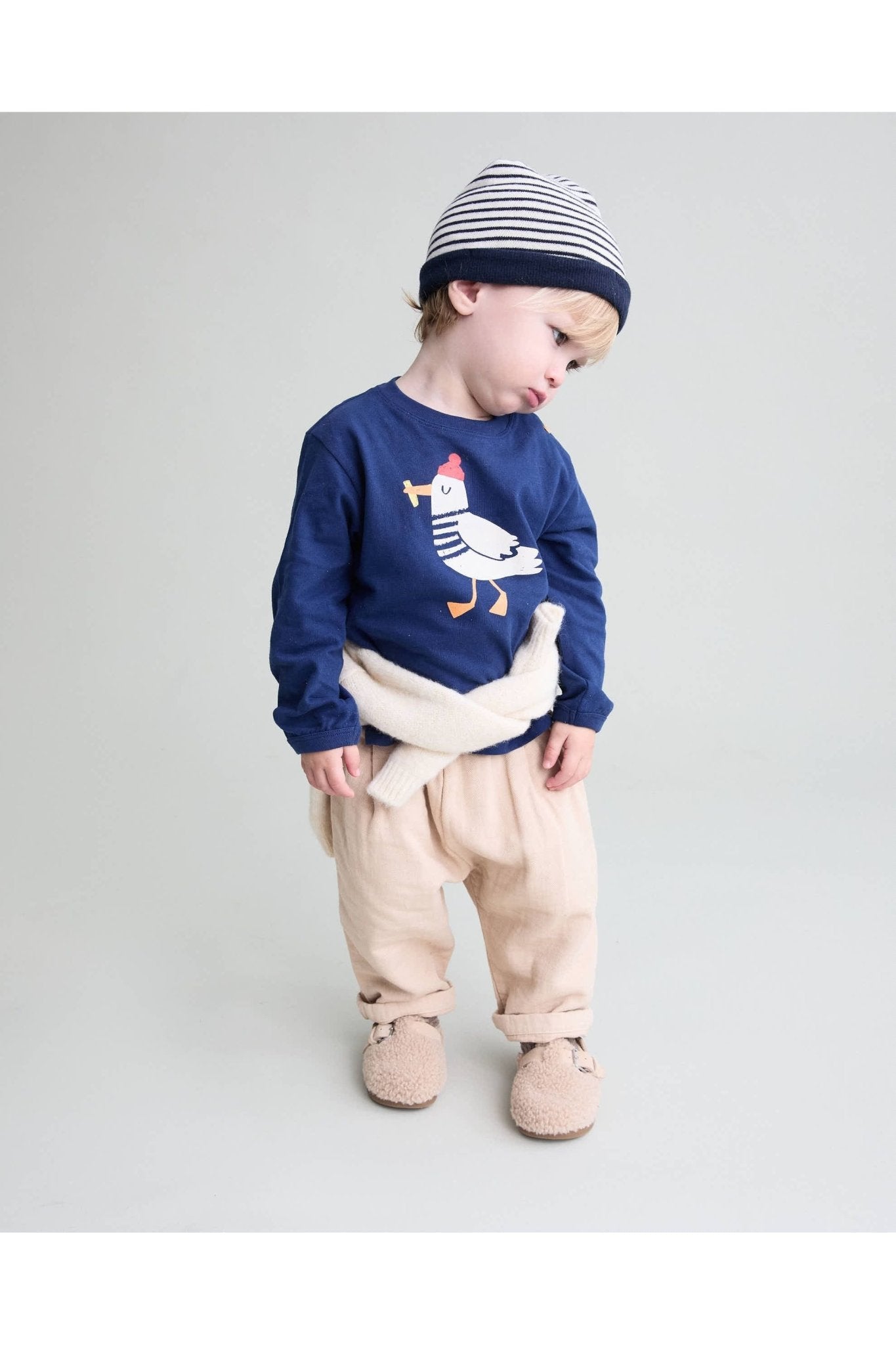 BB casual pants - Natural van Búho | Kids Conceptstore Le Fanfare