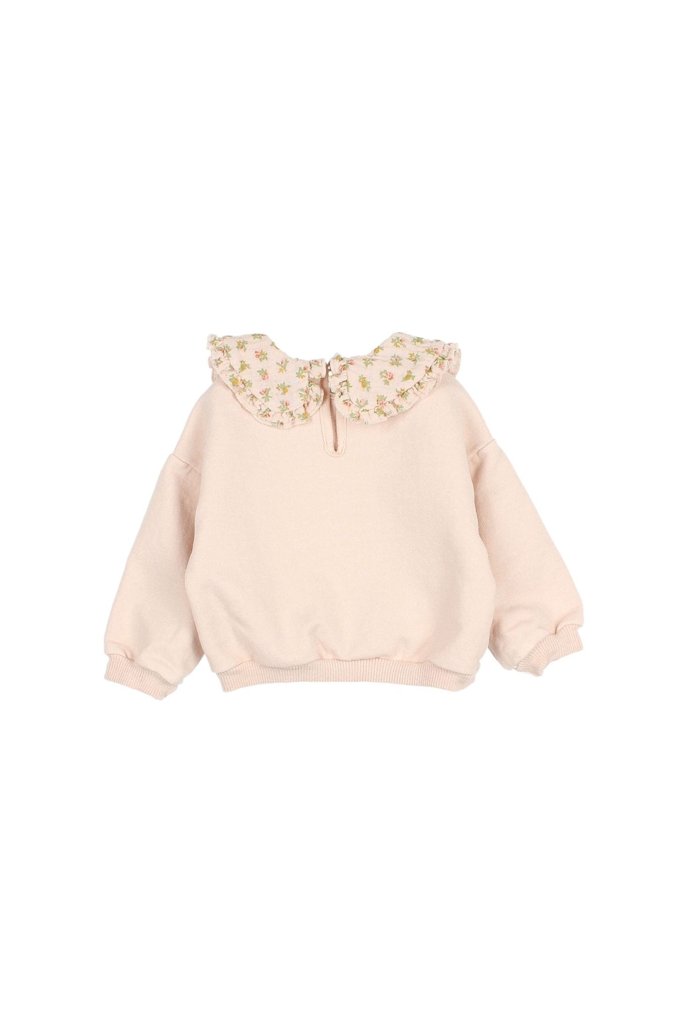 BB cottage sweatshirt - Cream pink van Búho | Kids Conceptstore Le Fanfare