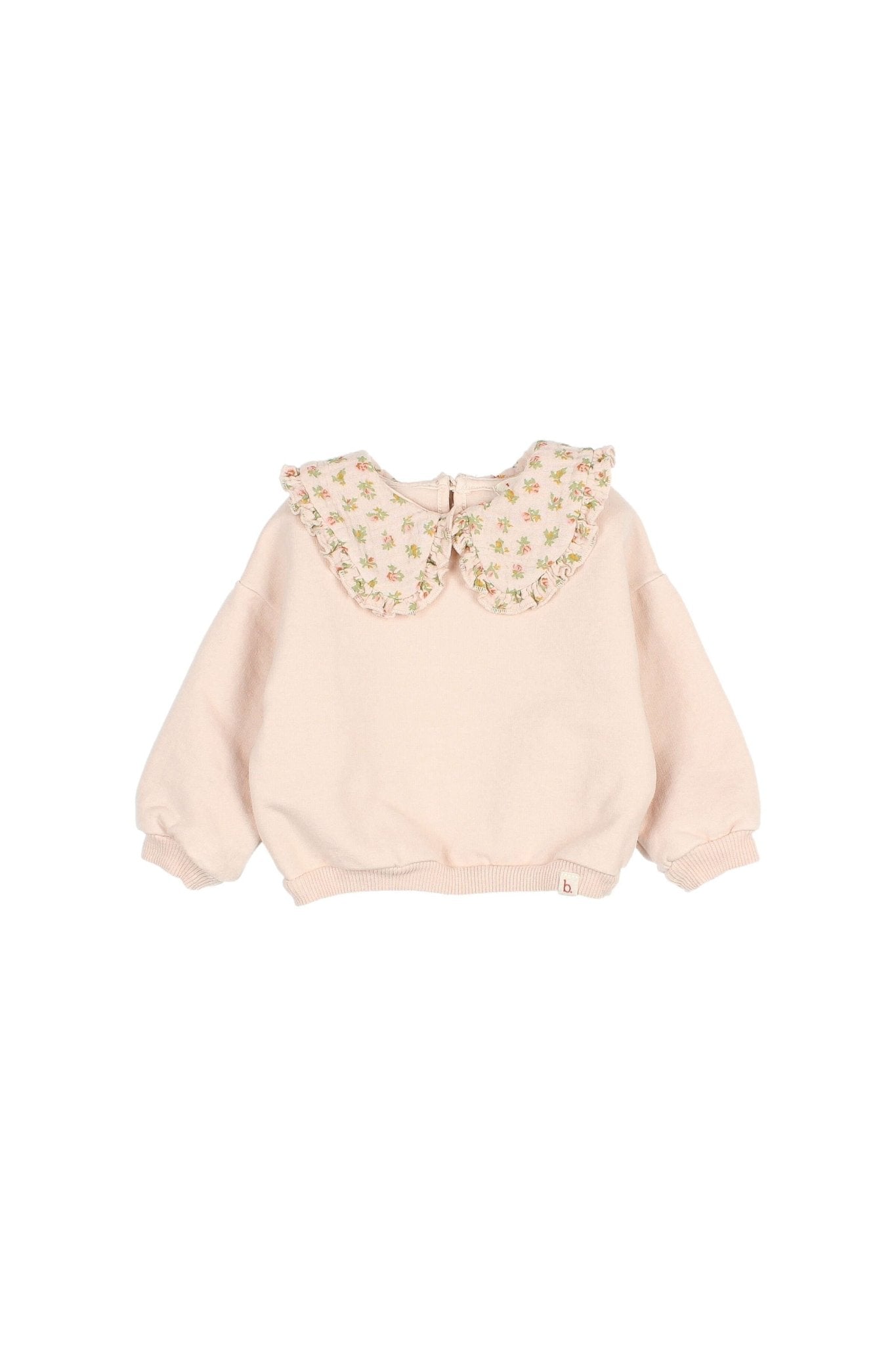 BB cottage sweatshirt - Cream pink van Búho | Kids Conceptstore Le Fanfare