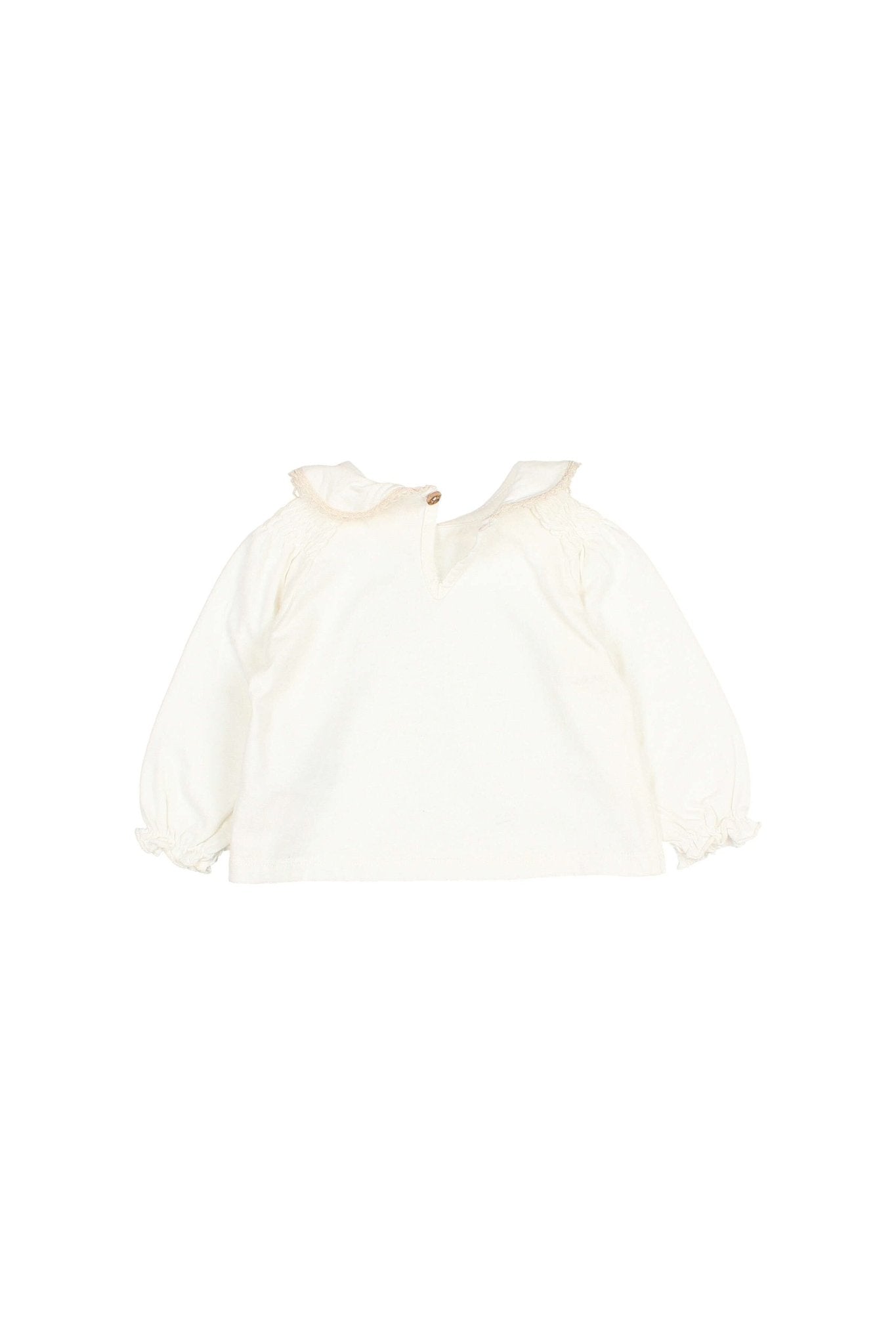 BB girly t-shirt - Off white van Búho | Kids Conceptstore Le Fanfare