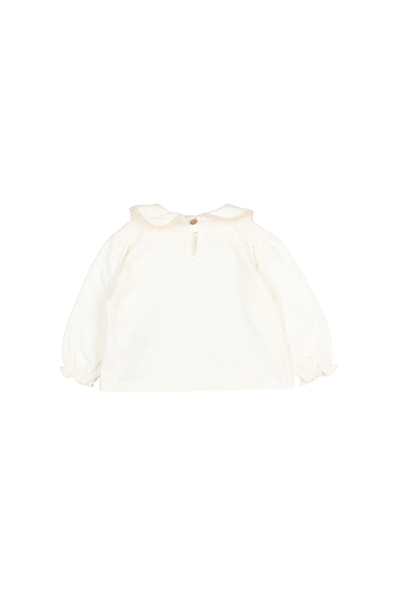 BB girly t-shirt - Off white van Búho | Kids Conceptstore Le Fanfare