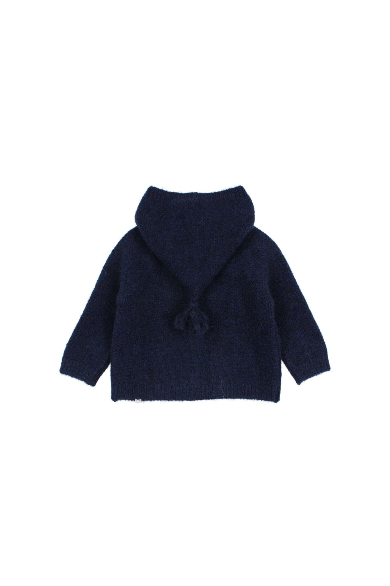 BB hood cardigan - Navy van Búho | Kids Conceptstore Le Fanfare