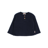 BB soft rib t-shirt - Navy van Búho | Kids Conceptstore Le Fanfare