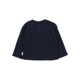 BB soft rib t-shirt - Navy van Búho | Kids Conceptstore Le Fanfare