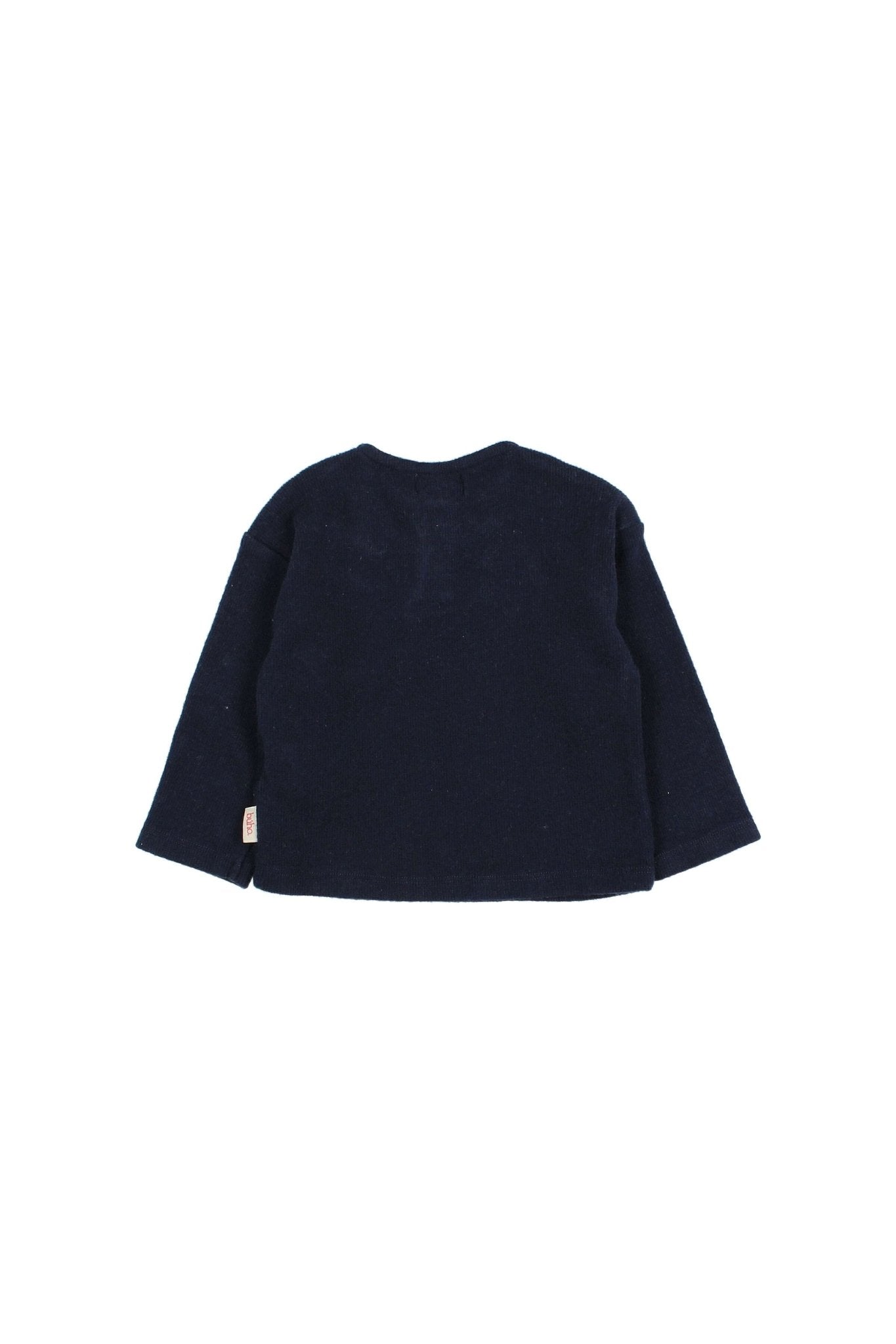 BB soft rib t-shirt - Navy van Búho | Kids Conceptstore Le Fanfare