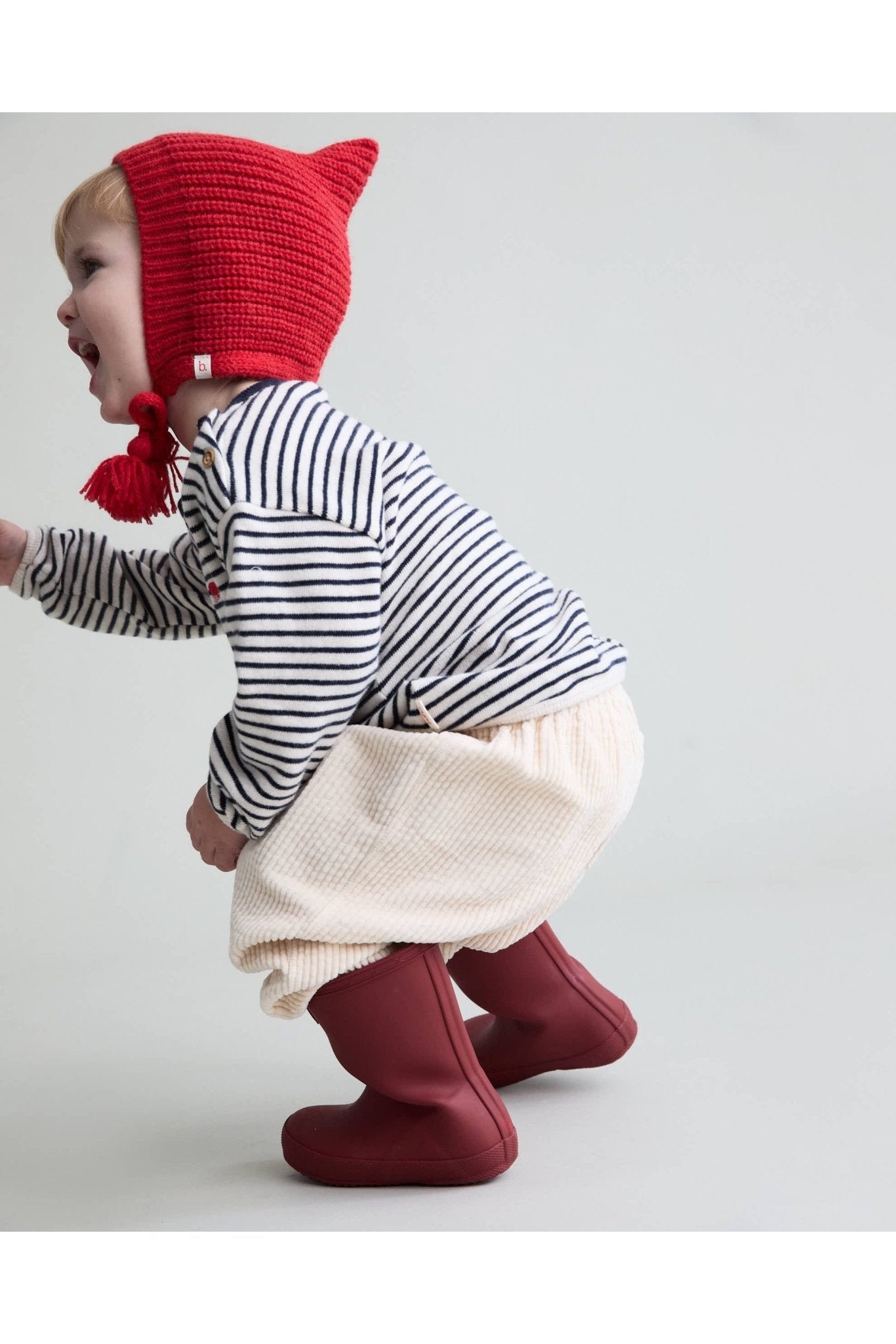 BB soft stripes sweatshirt - Navy van Búho | Kids Conceptstore Le Fanfare