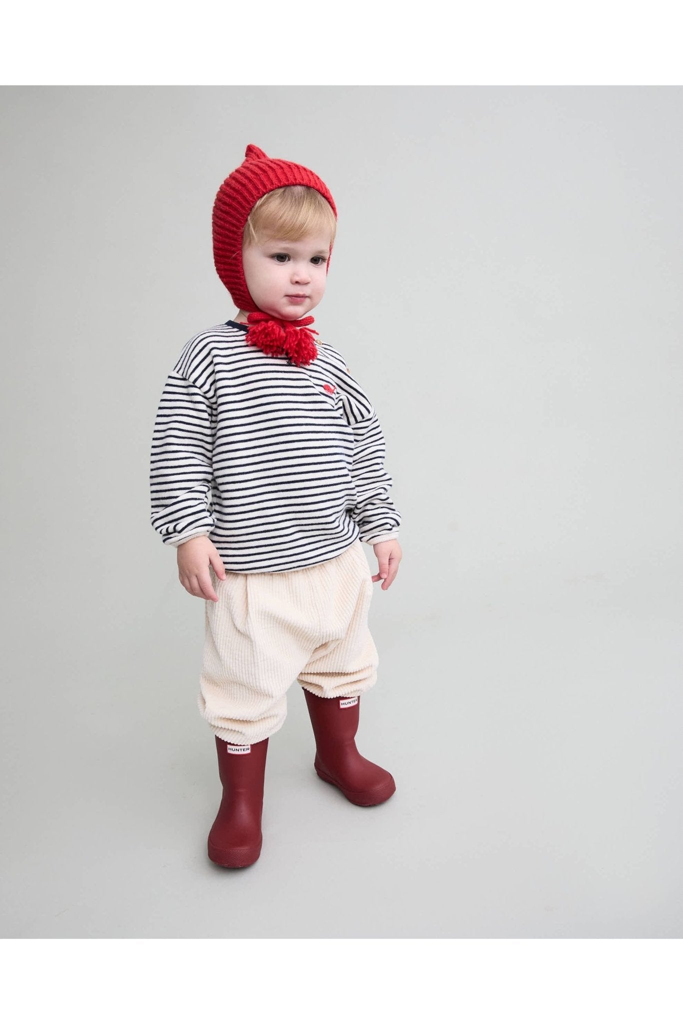 BB soft stripes sweatshirt - Navy van Búho | Kids Conceptstore Le Fanfare