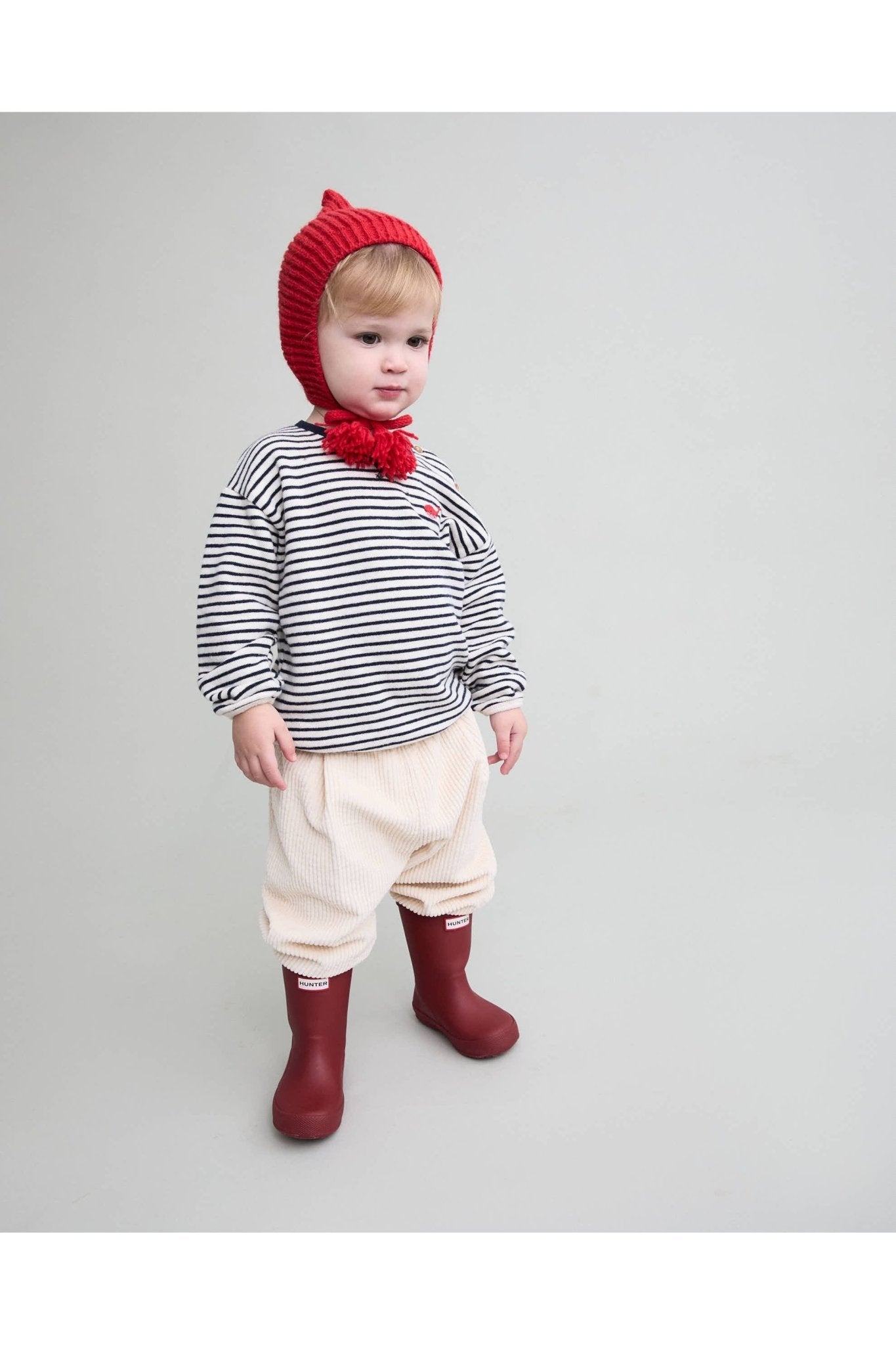 BB soft stripes sweatshirt - Navy van Búho | Kids Conceptstore Le Fanfare