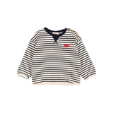 BB soft stripes sweatshirt - Navy van Búho | Kids Conceptstore Le Fanfare