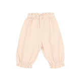 BB soft velour girly pants - Cream pink van Búho | Kids Conceptstore Le Fanfare