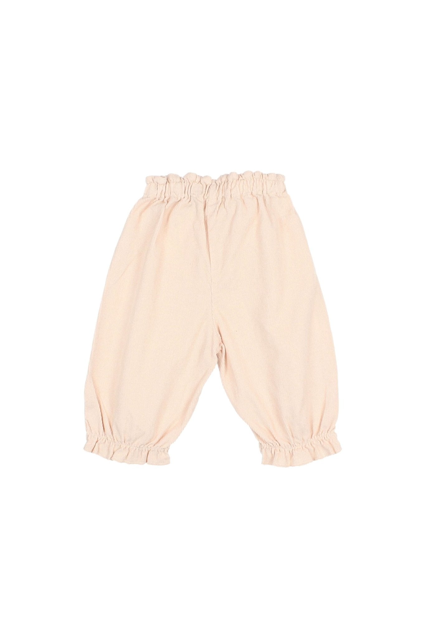 BB soft velour girly pants - Cream pink van Búho | Kids Conceptstore Le Fanfare