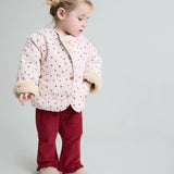 BB soft velour pants - Cherry van Búho | Kids Conceptstore Le Fanfare