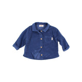 BB soft velour shirt - Marine van Búho | Kids Conceptstore Le Fanfare