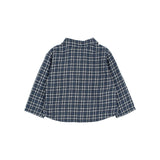 BB tartan shirt - Navy van Búho | Kids Conceptstore Le Fanfare