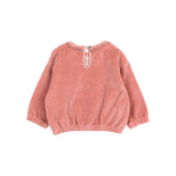 BB velvet sweatshirt - Peony van Búho | Kids Conceptstore Le Fanfare
