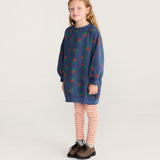 BC red stripes leggings - Offwhite van Bobo Choses | Kids Conceptstore Le Fanfare