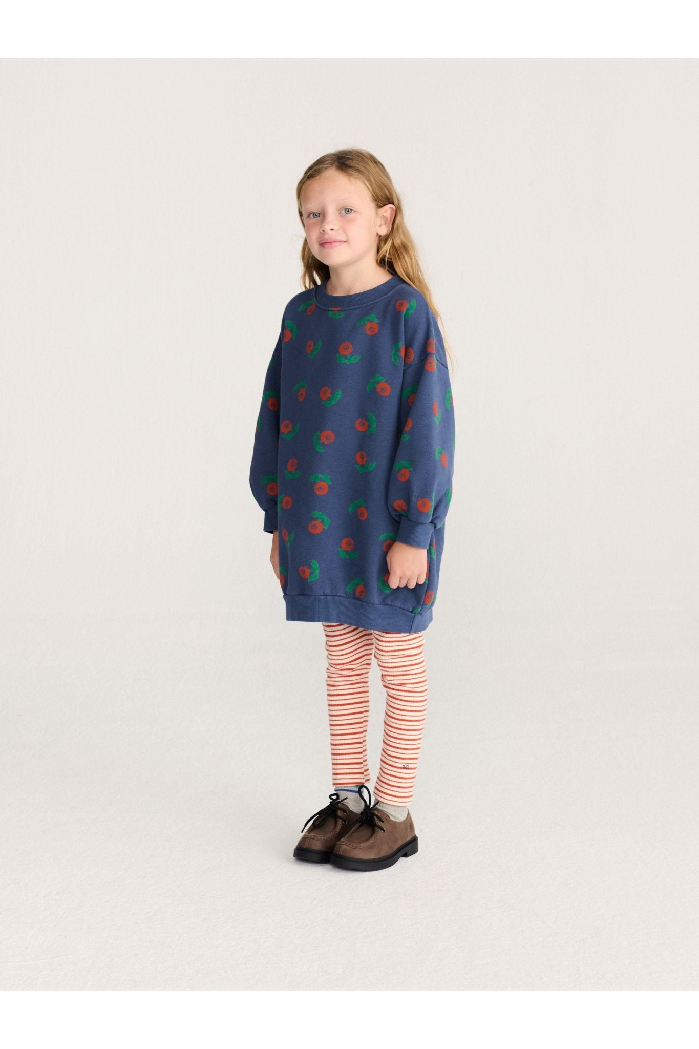 BC red stripes leggings - Offwhite van Bobo Choses | Kids Conceptstore Le Fanfare