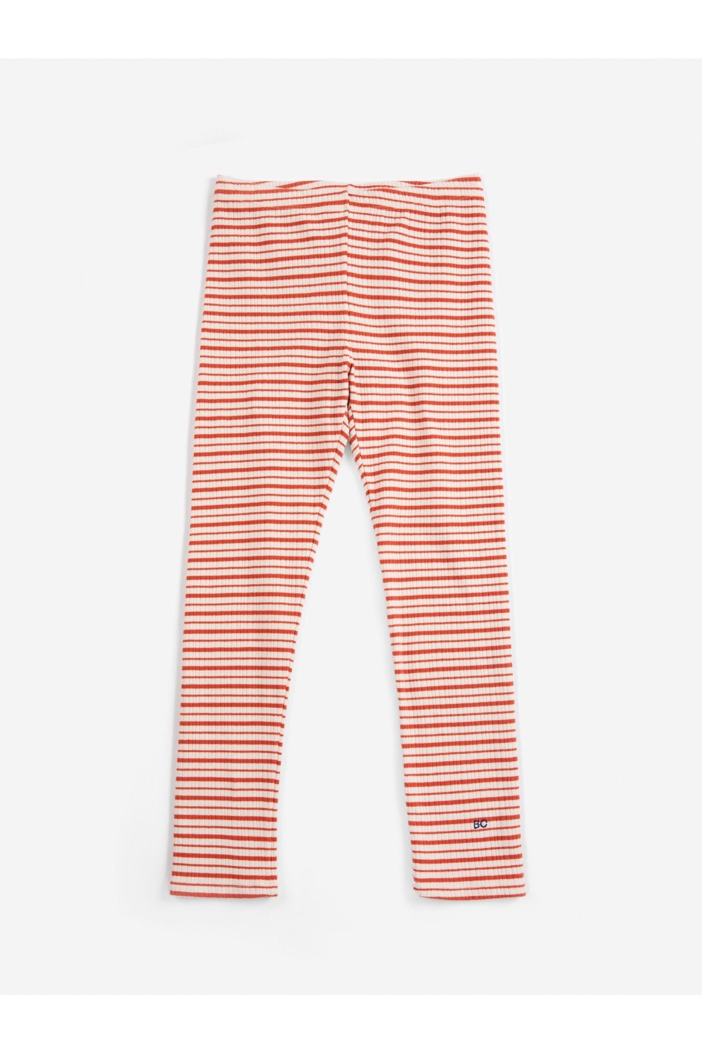 BC red stripes leggings - Offwhite van Bobo Choses | Kids Conceptstore Le Fanfare