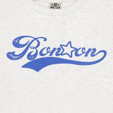 Smile bonton - gris chine